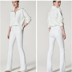 SPANX Flare White Jeans Reflect Your Style!  Size Large $148